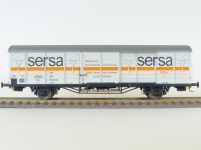 Exact-Train EX20417 - H0 Gedeckter Güterwagen Gbs 1500 -Sersa- der DR, Ep.IV